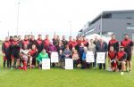 Salford red Devils players support Save The Grange campaign